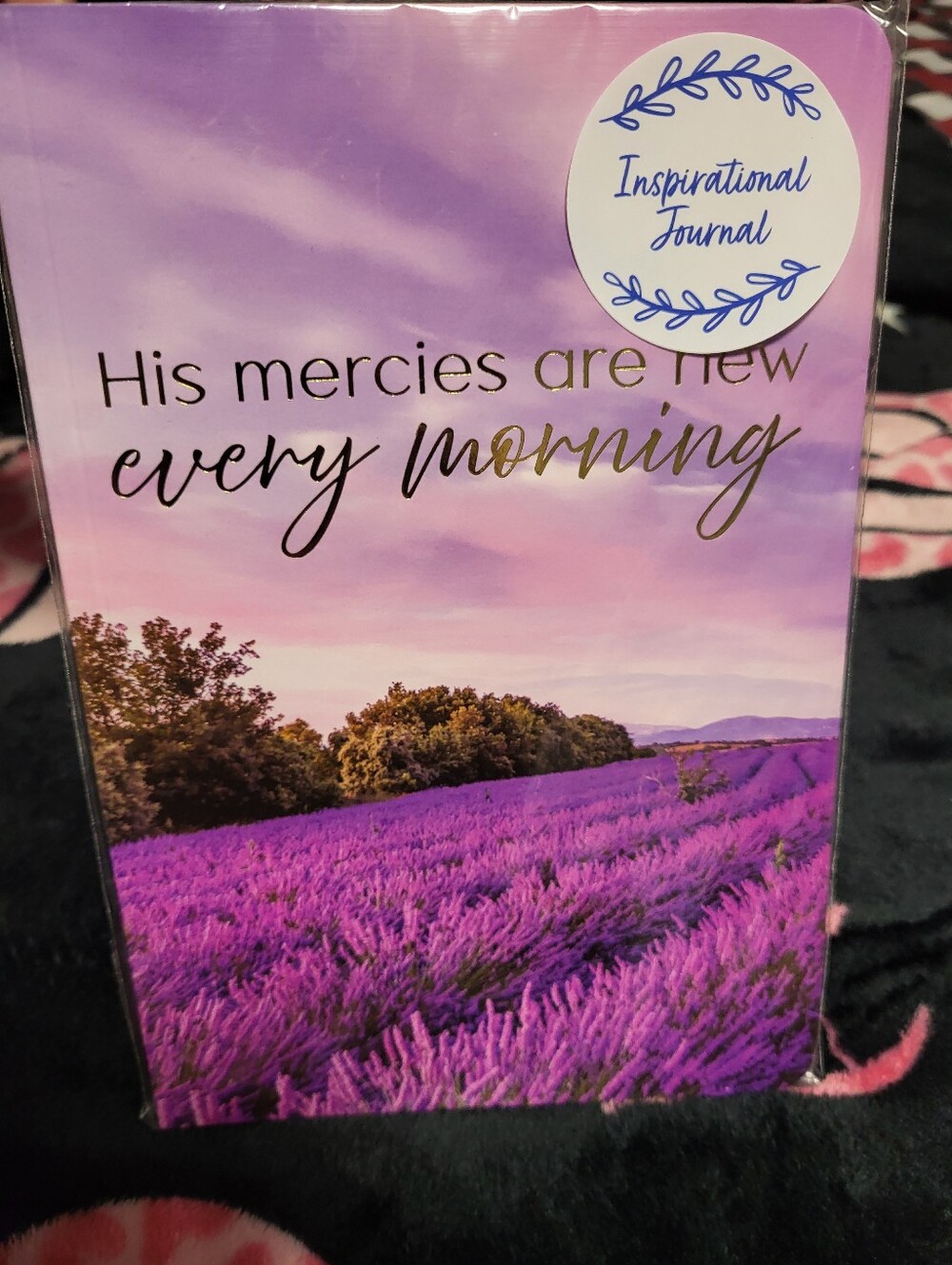 Inspirational Journal - His Mercies Are New Every Morning (Lavender Scene)